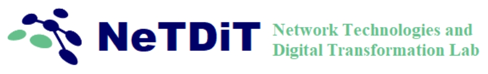 Λογότυπο εργαστηρίου NeTDiT – Network Technologies and Digital Transformation Lab